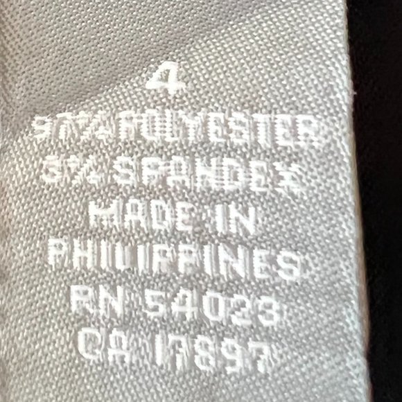 Old Navy Special Occasion Dress Very Unique Liquid Leather (Manmade) Size 4 - Picture 6 of 11